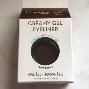 The creme shop creamy gel eyeliner dark brown